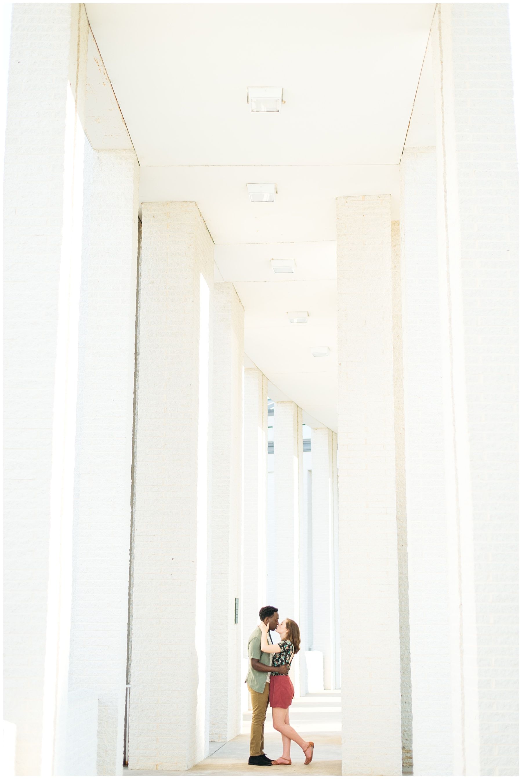 engagement photographer shooting session in uptown charlotte