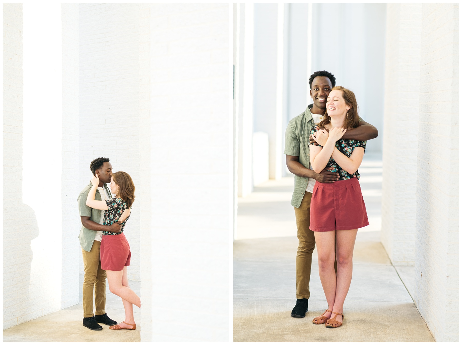 uptown engagement session by charlotte wedding photographer