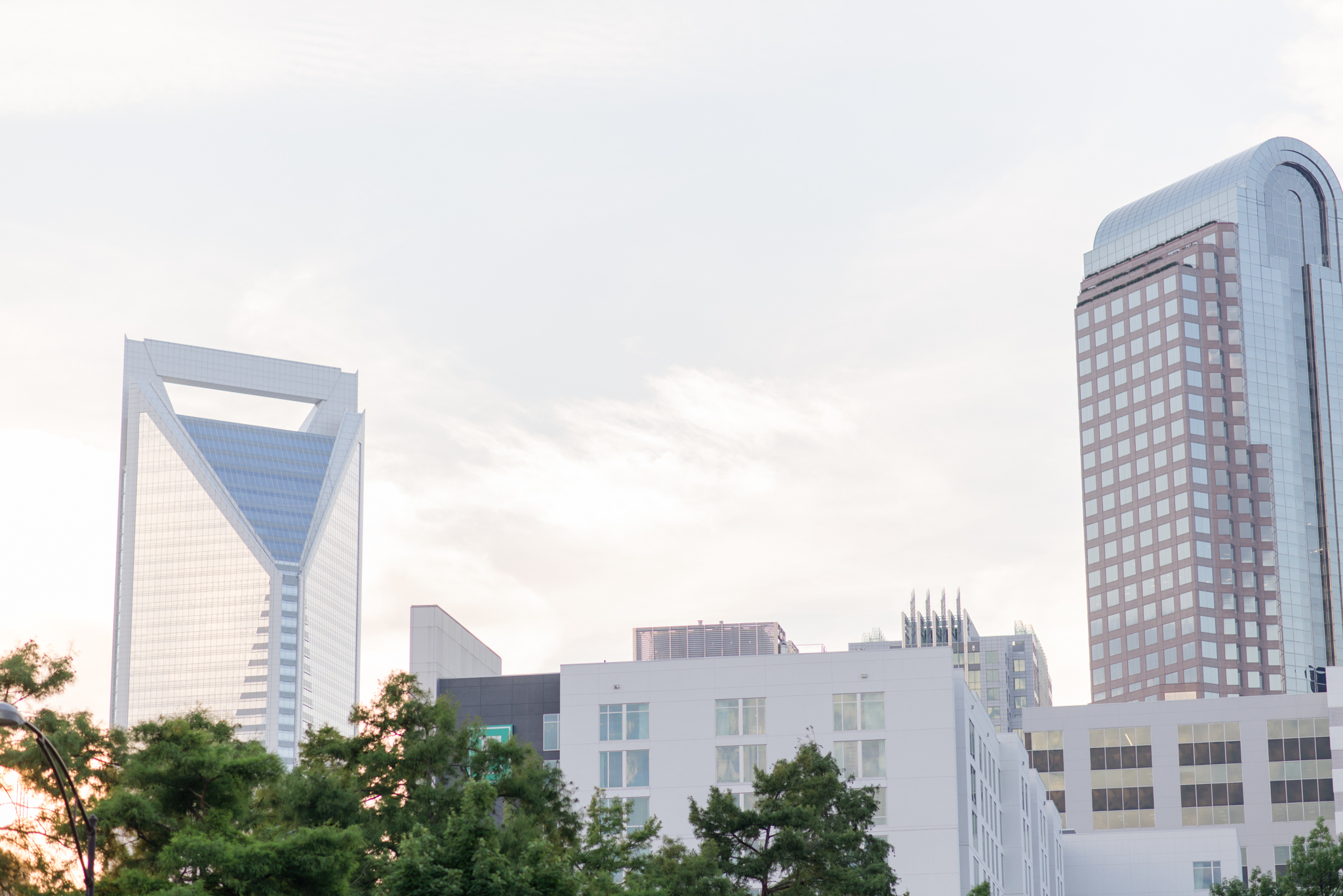 skyline for uptown charlotte nc