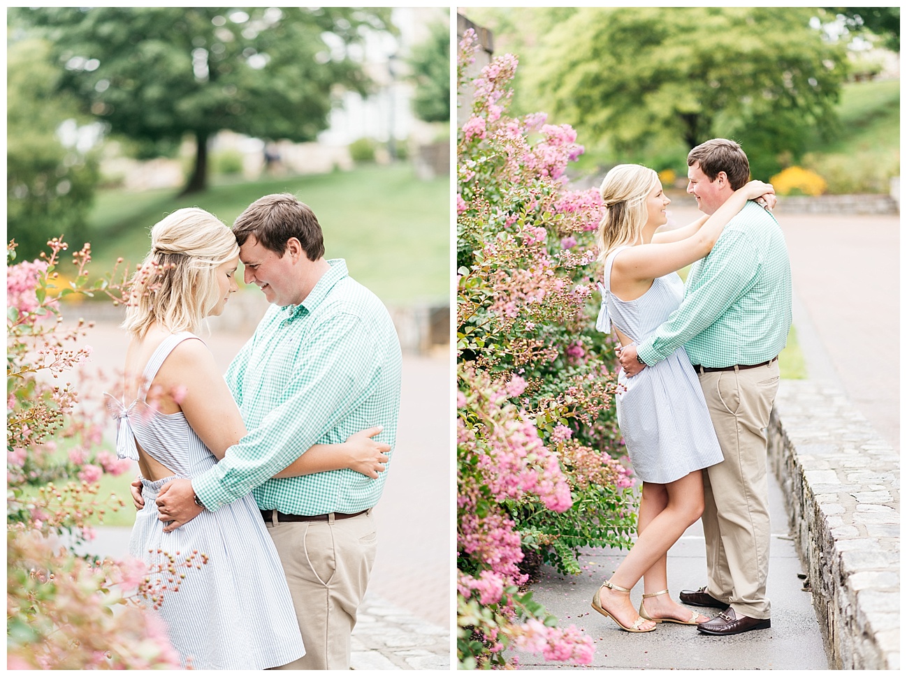 blooms in engagement session boone nc