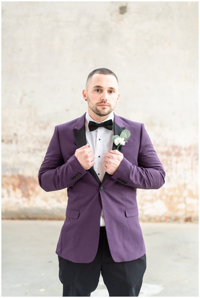 charlotte wedding photographer at providence cotton mill