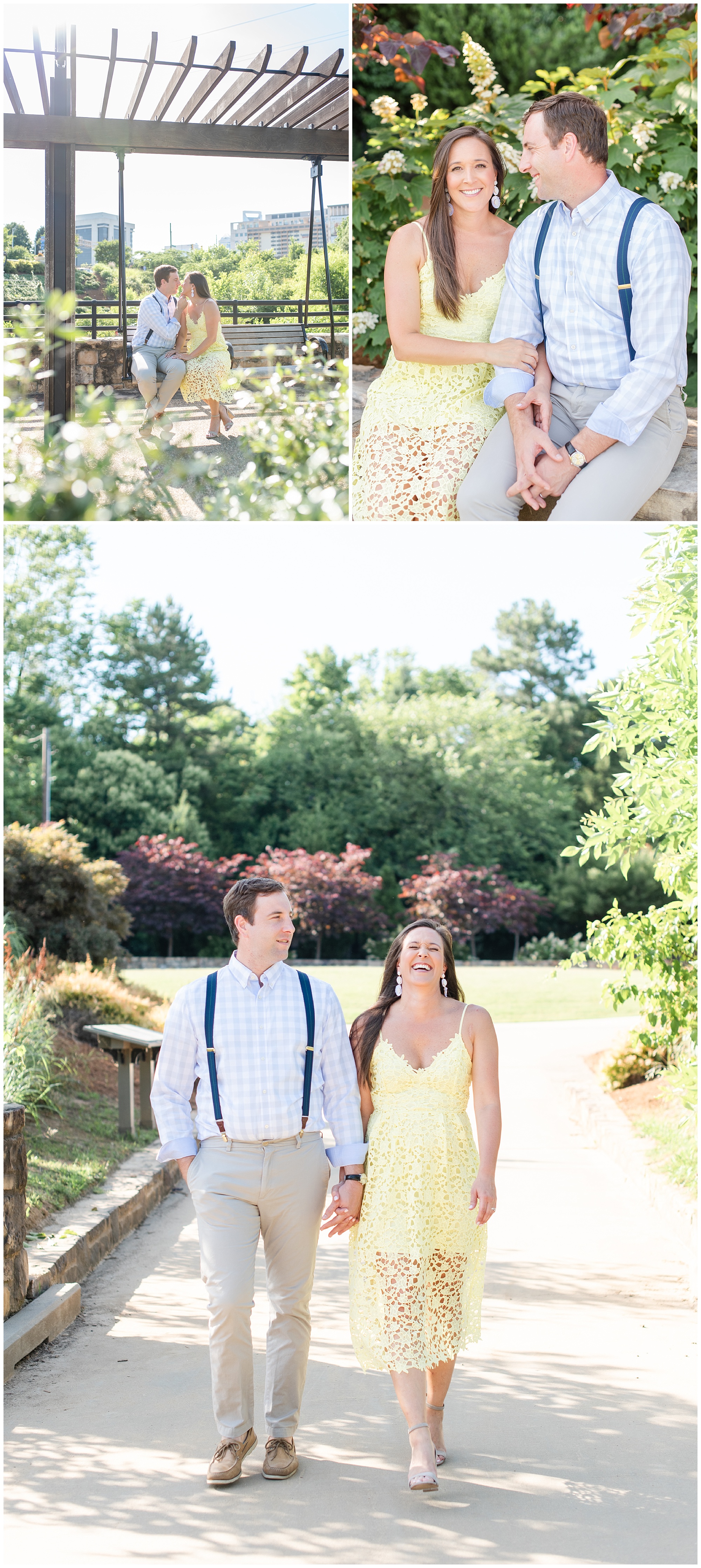 uptown engagement session