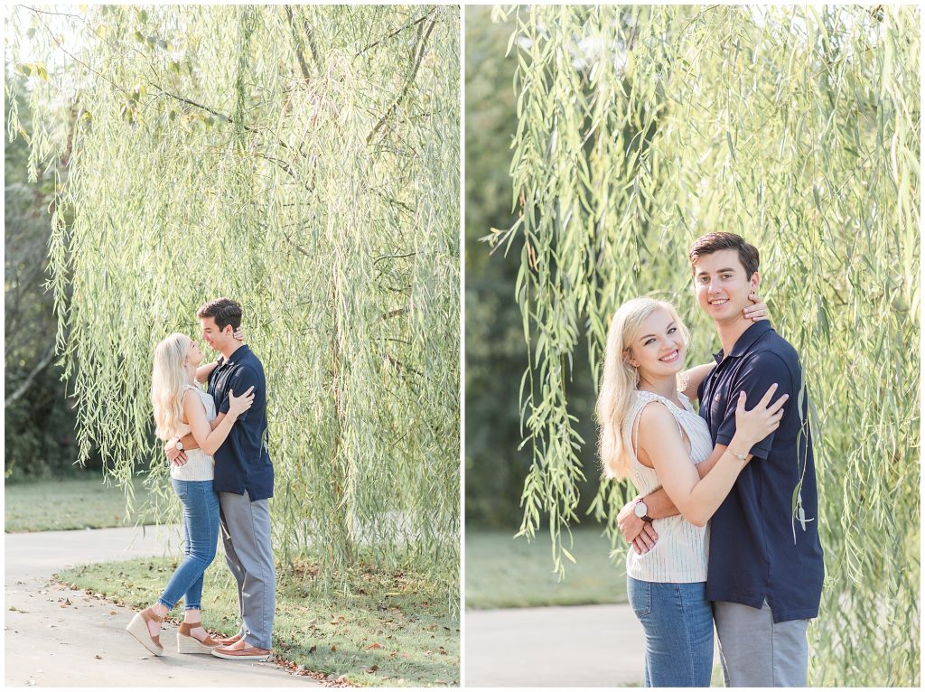 willow tree engagement session