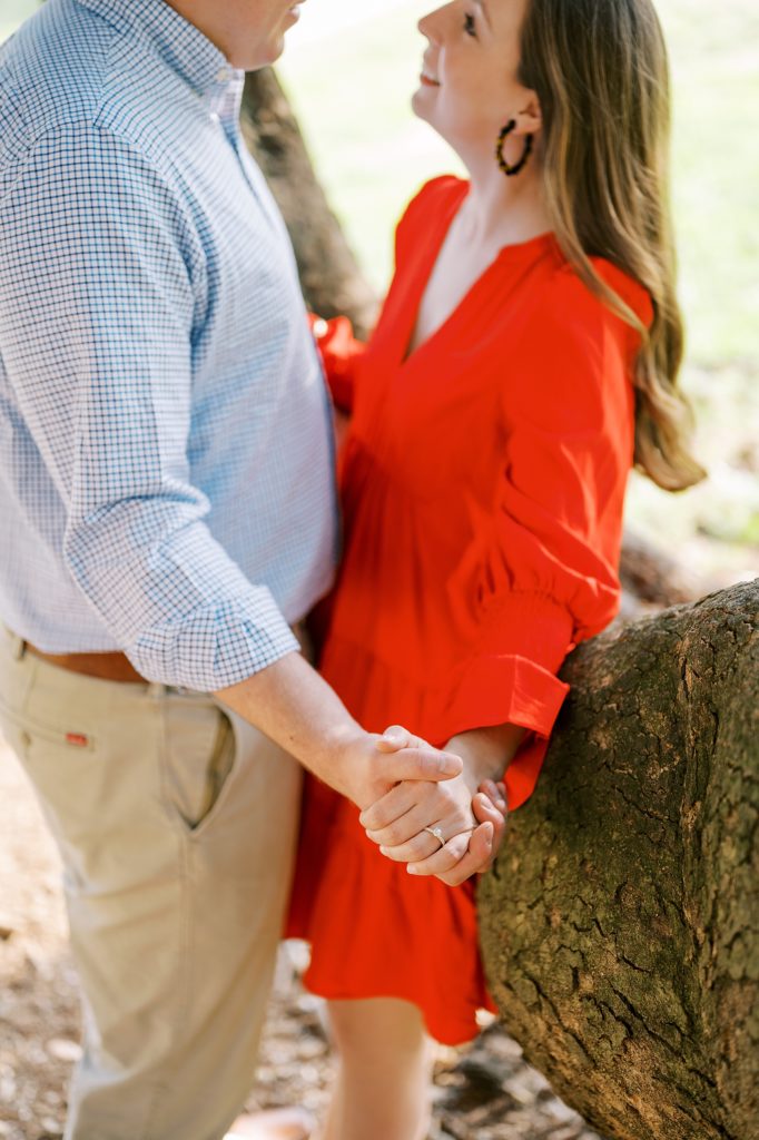 wake forest engagement session