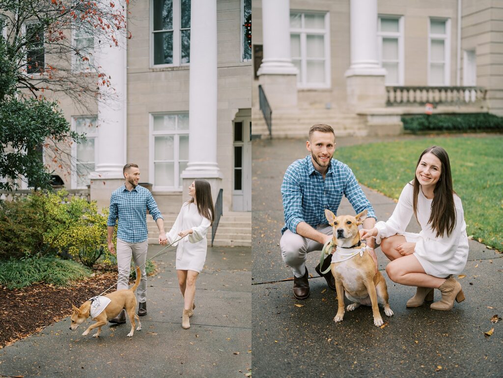 downtown shelby engagement session
